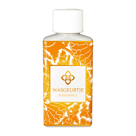Wasgeurtje Sundance wasparfum flacon met zomerse, frisse geurnoten voor een levendige waservaring