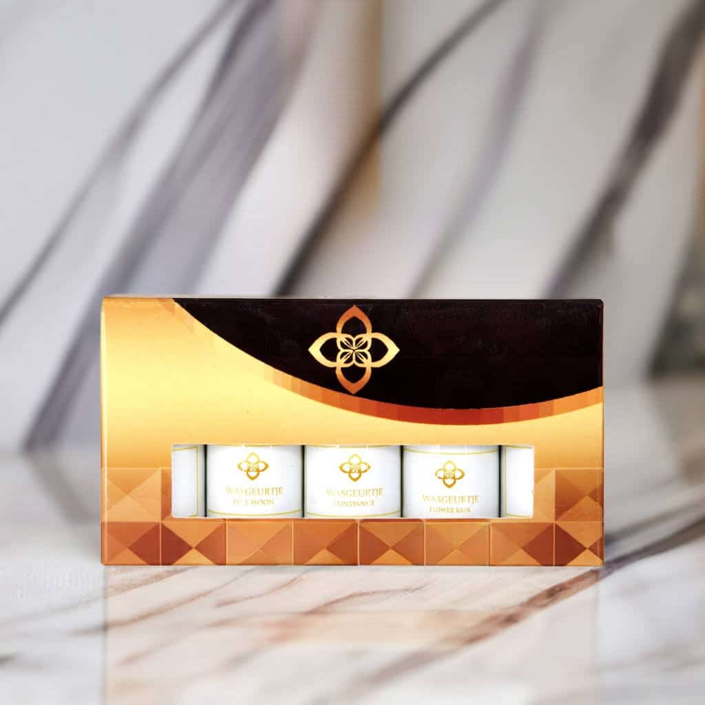 wasparfum proefpakket sfeer achtergrond