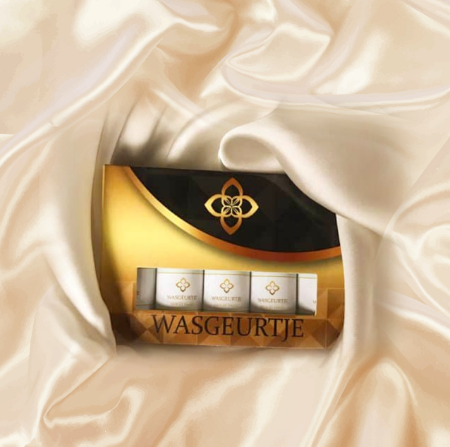 Wasgeurtje's proefpakket met diverse wasparfums, ideaal om de unieke geuren te ontdekken